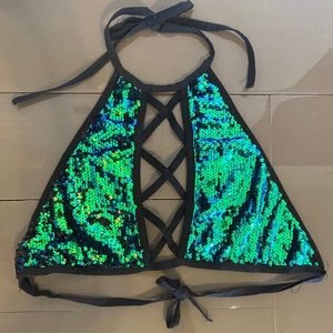 Mermaid halter top
